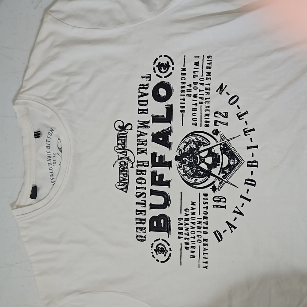 Buffalo David Britton Men's Large ouija board shirt